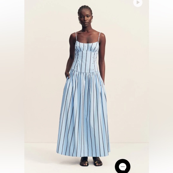 Shona Joy Dresses & Skirts - Shona Joy Saxon stripe dress